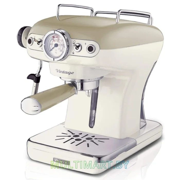 Рожковая помповая кофеварка Ariete Vintage 1389 (бежевый)